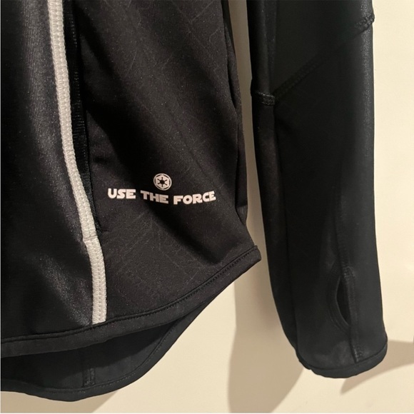 Star Wars Black Hooded Sport Jacket Size Small Her Universe - Picture 2 of 7